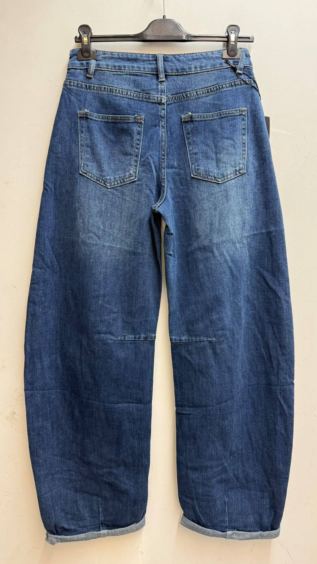 9375 Jean coupe ballon à taille haute