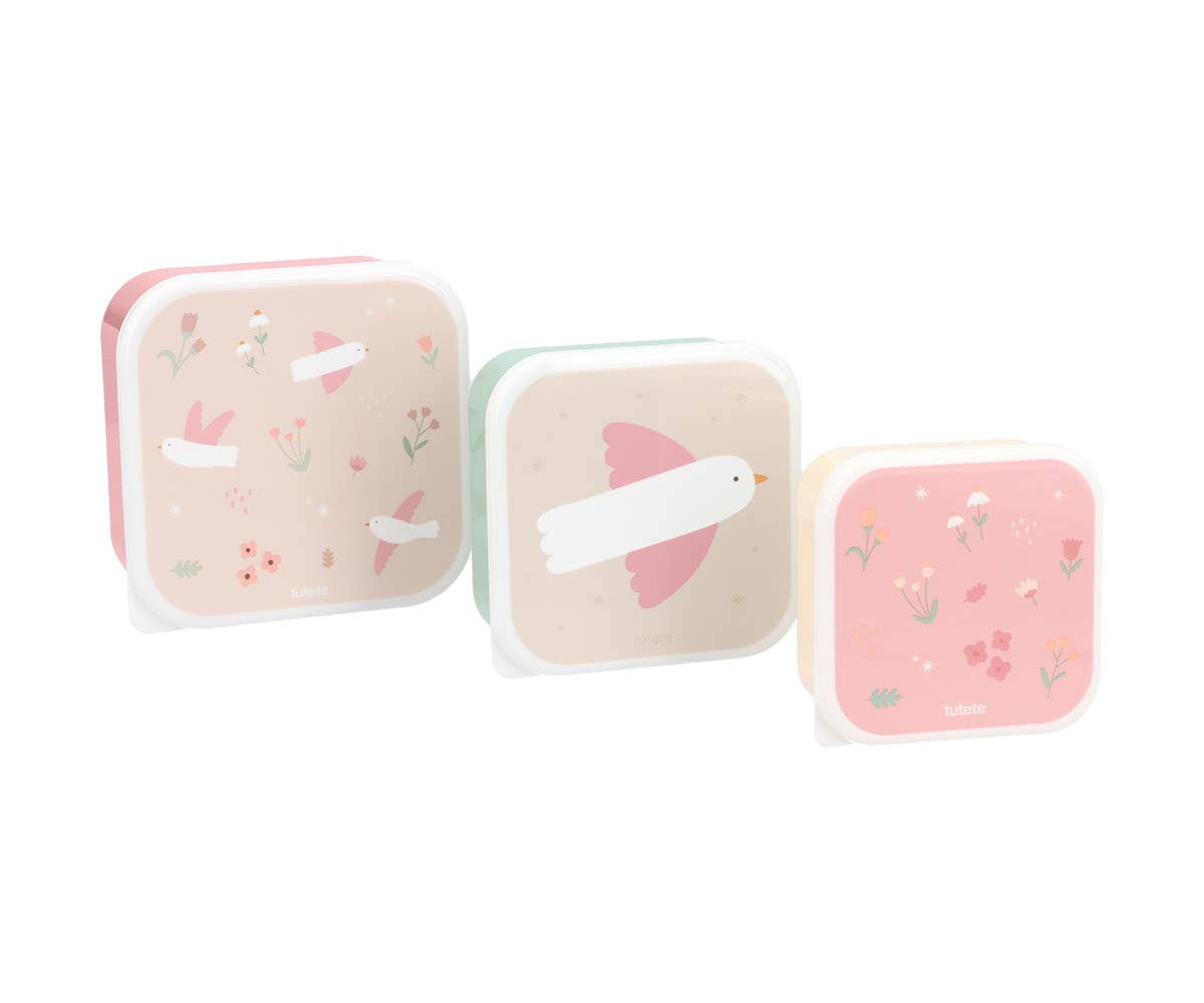 3 Boîtes repas Blossom Birds