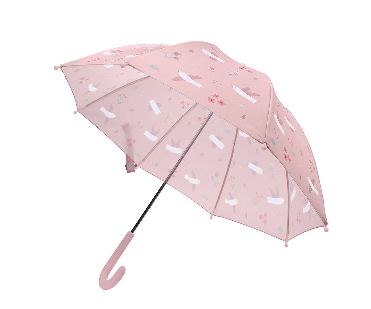 Parapluie Oiseaux en fleurs