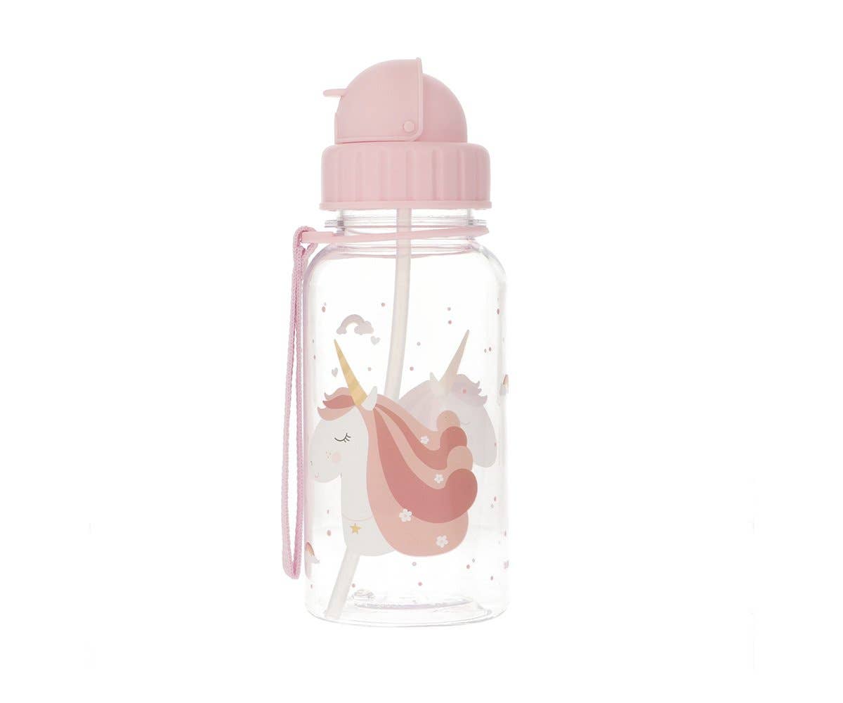 Bouteille en plastique licorne magique