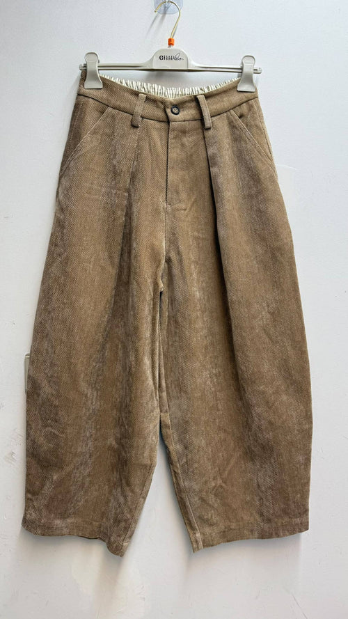 7529 Pantalon ample taille élastiquée à poches