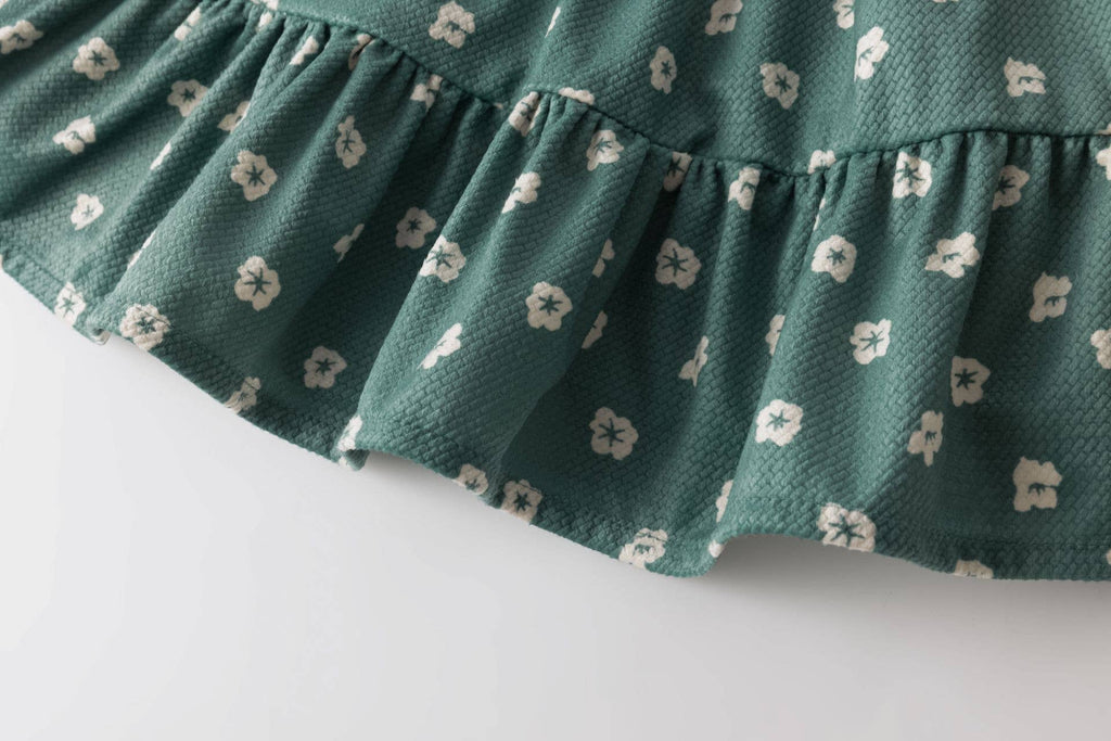 Jupe évasée en tissu à motifs floraux