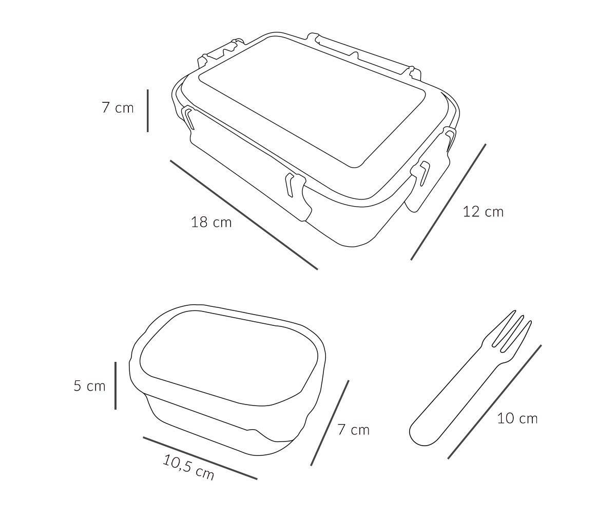 Boîte à déjeuner bento Fées‑Souris