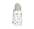 Bouteille en plastique Tritan avec motifs feuilles de sauge