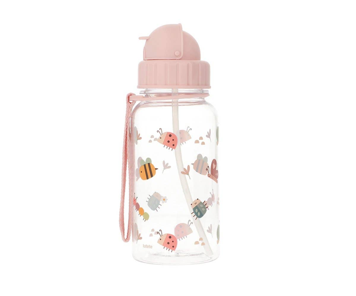 Bouteilles en plastique avec motifs d'insectes